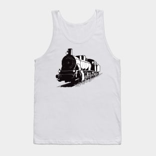 Drawing of the old locomotive Tank Top